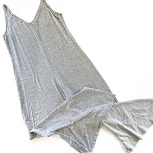 Athleta Womens XXS XS Nighttime Bliss V Neck Sleep Romper Jumpsuit Heather Gray